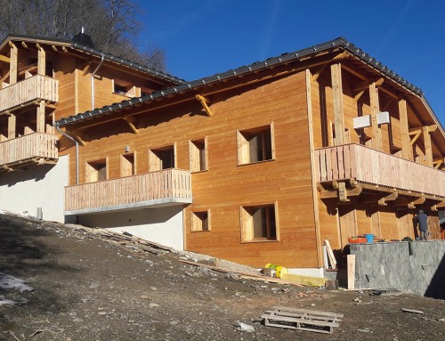 Bardage d’un chalet en Haute-Savoie